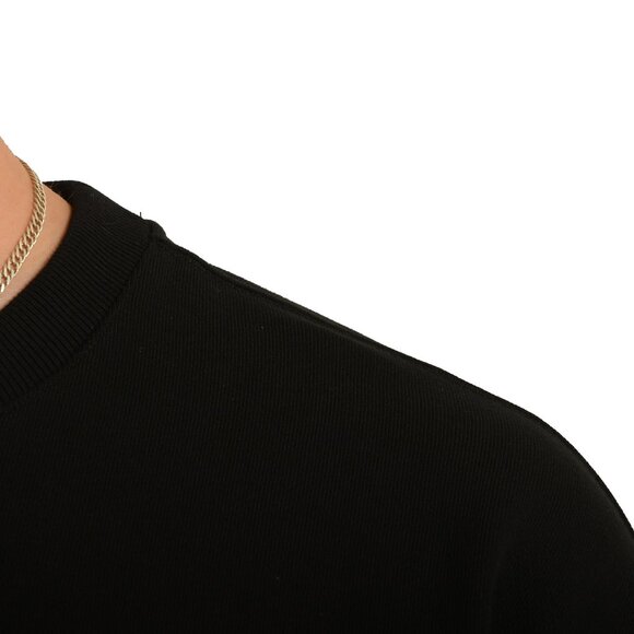Versace Men's Black & Gold Logo Crewneck Long Sleeve Sweatshirt US XS IT 46 - Picture 4 of 6
